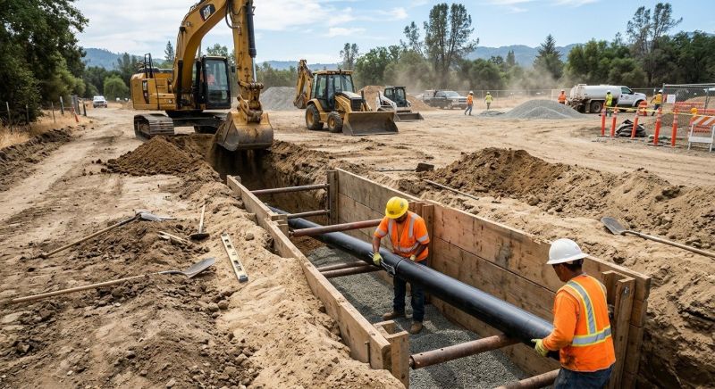 Gas Line Excavation in Atlanta, GA